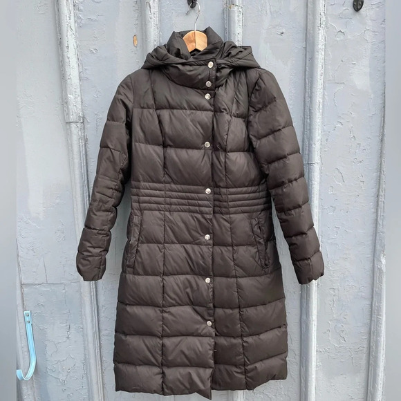 Cole Haan  Bib Insert Down & Feather Fill Coat, size XS - Picture 3 of 11